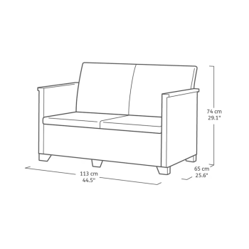 Ensemble de jardin KETER EMMA LOUNGE