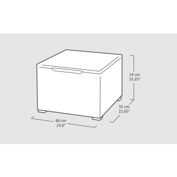 Ensemble de jardin KETER ROSALIE LOUNGE SET