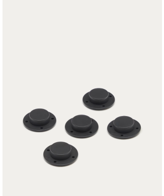 Lot de 5 pieds réglables avec adhésif pour bibliothèques Litto