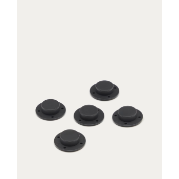 Lot de 5 pieds réglables avec adhésif pour bibliothèques Litto