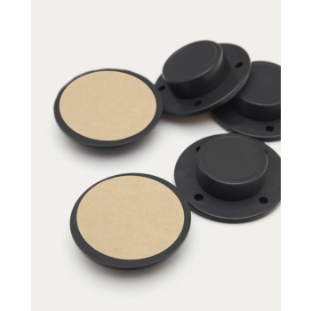 Lot de 5 pieds réglables avec adhésif pour bibliothèques Litto