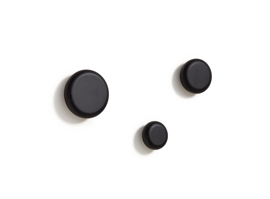 Set Nadue di 3 appendiabiti in legno massello di fiti in legno massello di faggi