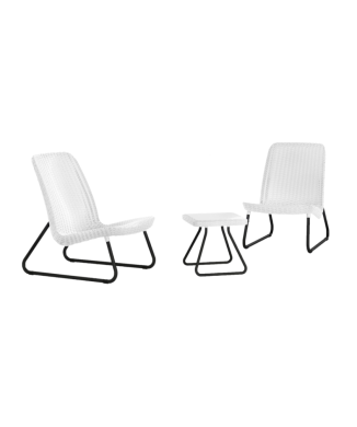 KETER RIO PATIO SET Table de jardin et 2 chaises