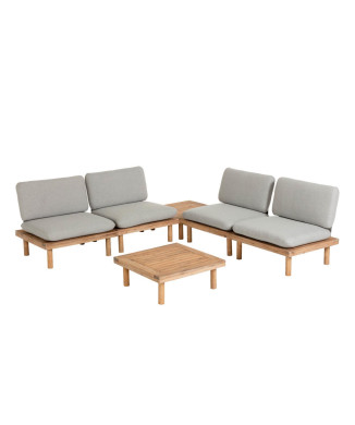 Ensemble Viridis de 4 fauteuils et deux tables FSC 100%