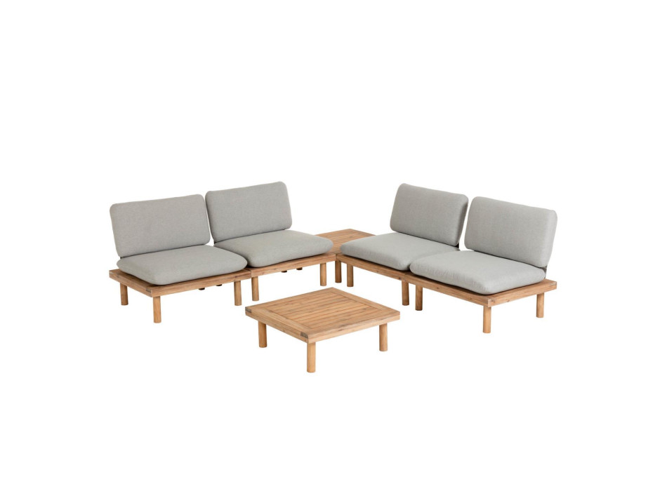 Ensemble Viridis de 4 fauteuils et deux tables FSC 100%