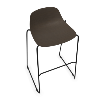 Tabouret de cuisine en bois 3D PURE LOOP MINI ROD - INFINITI
