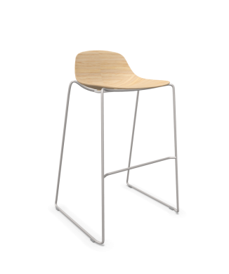 Tabouret de cuisine en bois 3D PURE LOOP MINI ROD - INFINITI