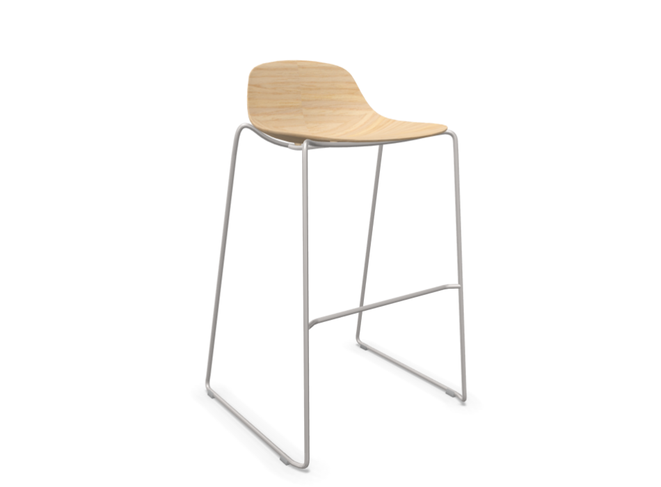 Tabouret de cuisine en bois 3D PURE LOOP MINI ROD - INFINITI