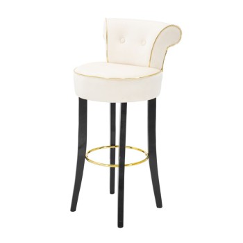 TABOURET DE BAR LUXY CRÈME
