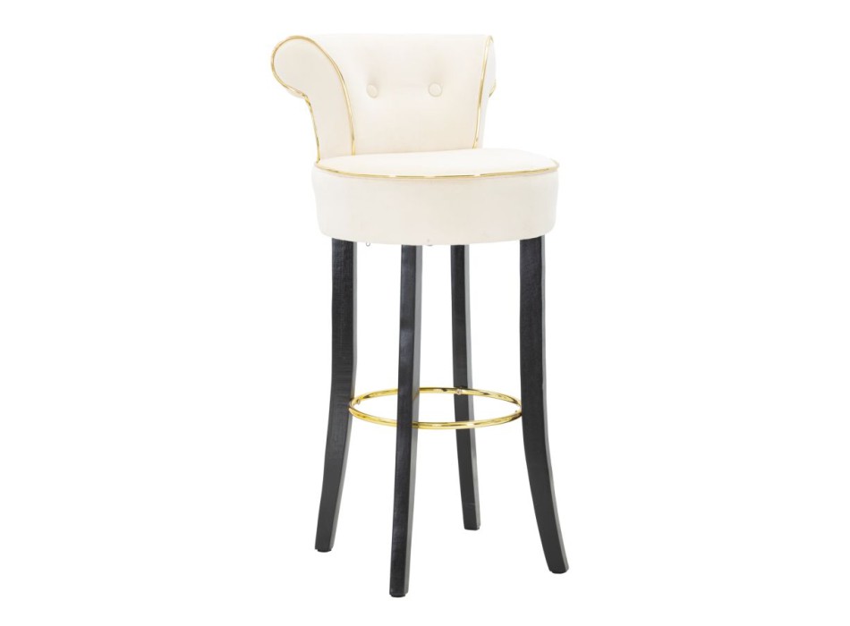 TABOURET DE BAR LUXY CRÈME