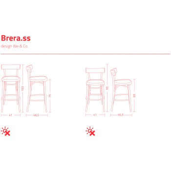 Tabouret BRERA.SS COLICO