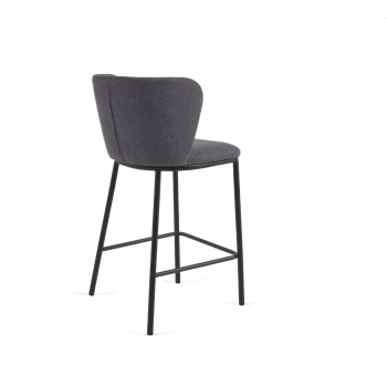 Tabouret en chenille Ciselia, hauteur d'assise 65 cm