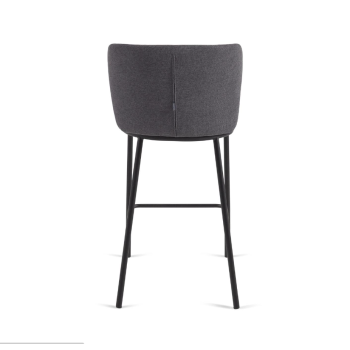 Tabouret en chenille Ciselia, hauteur d'assise 65 cm