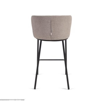 Tabouret en chenille Ciselia, hauteur d'assise 65 cm