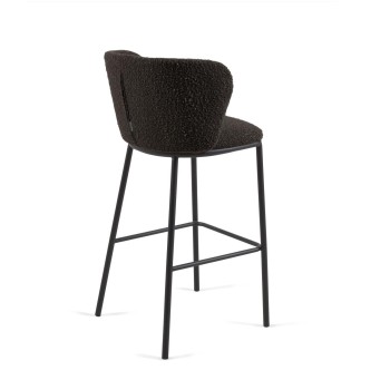 Tabouret en peau lainée Ciselia