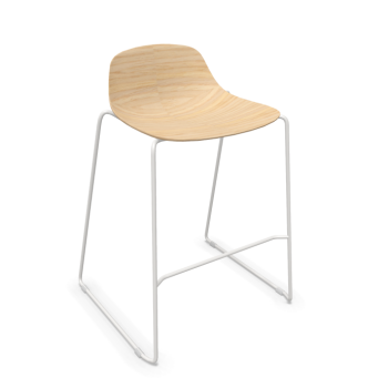 Tabouret de cuisine en bois 3D PURE LOOP MINI ROD - INFINITI