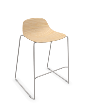 Tabouret de cuisine en bois 3D PURE LOOP MINI ROD - INFINITI