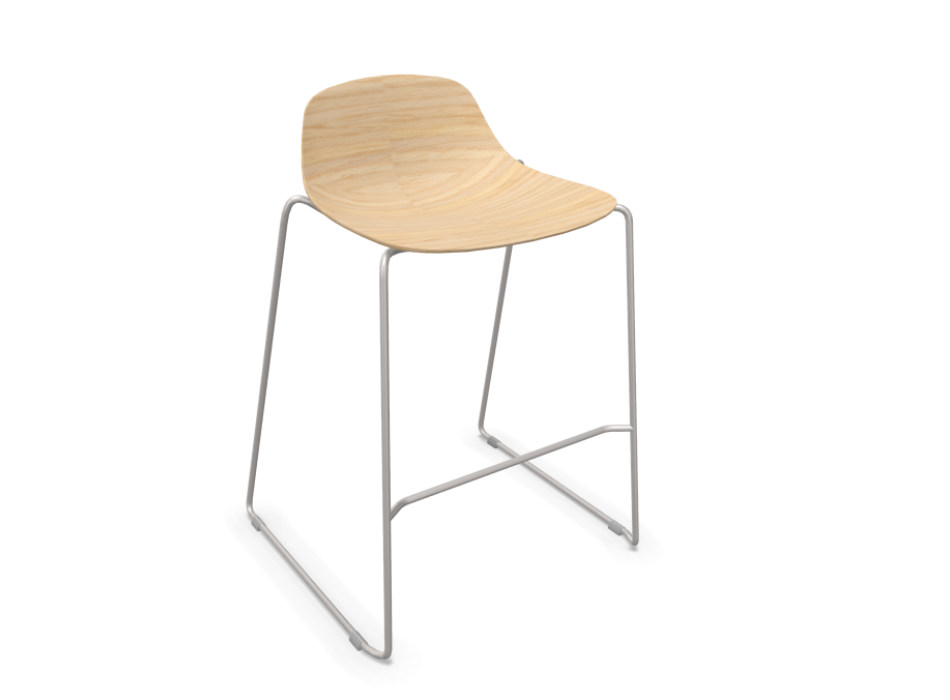 Tabouret de cuisine en bois 3D PURE LOOP MINI ROD - INFINITI
