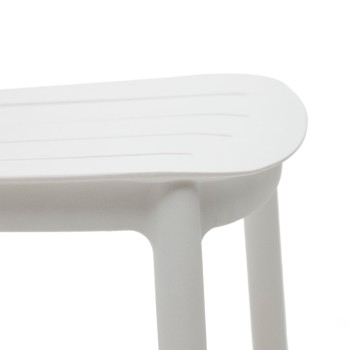 Tabouret d'extérieur en plastique Morella