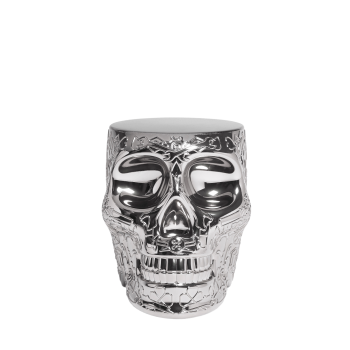 MEXIQUE TABOURET ET TABLE FINITION MÉTAL 70003 QEEBOO