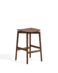 Tabouret Evera en placage chêne avec finition