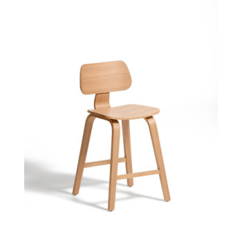 Tabouret Gena en placage