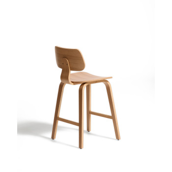 Tabouret Gena en placage