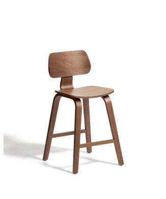 Tabouret Gena en placage