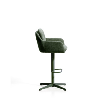 Tabouret pivotant Lexa en chenille
