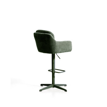 Tabouret pivotant Lexa en chenille