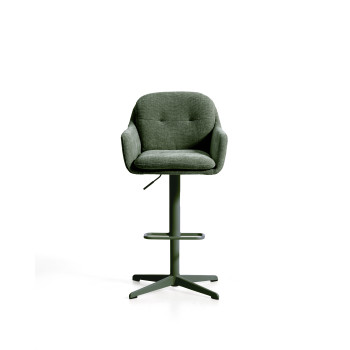 Tabouret pivotant Lexa en chenille