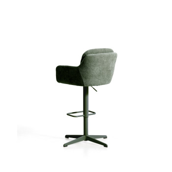Tabouret pivotant Lexa en chenille