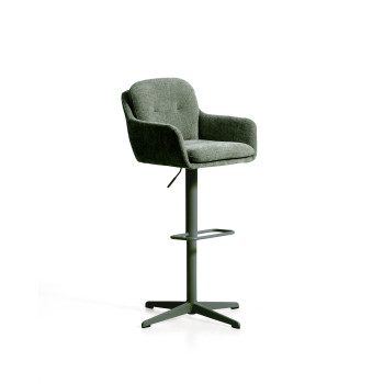 Tabouret pivotant Lexa en chenille