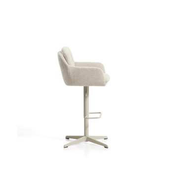Tabouret pivotant Lexa en chenille
