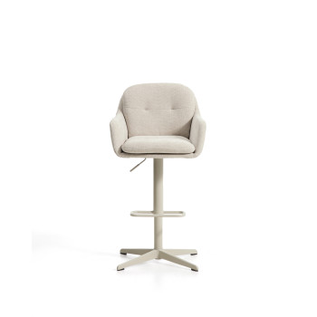 Tabouret pivotant Lexa en chenille