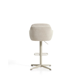 Tabouret pivotant Lexa en chenille