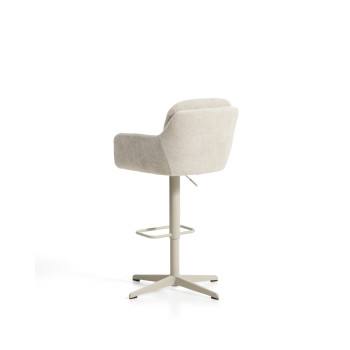 Tabouret pivotant Lexa en chenille
