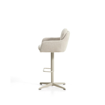 Tabouret pivotant Lexa en chenille