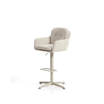 Tabouret pivotant Lexa en chenille