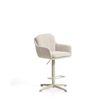 Tabouret pivotant Lexa en chenille