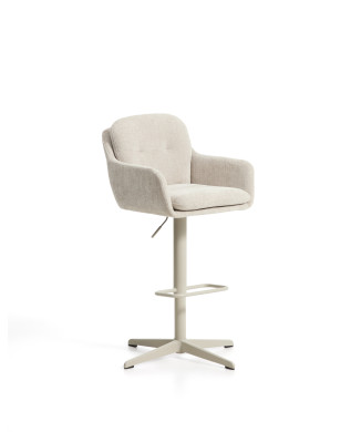 Tabouret pivotant Lexa en chenille