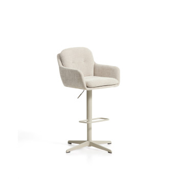 Tabouret pivotant Lexa en chenille