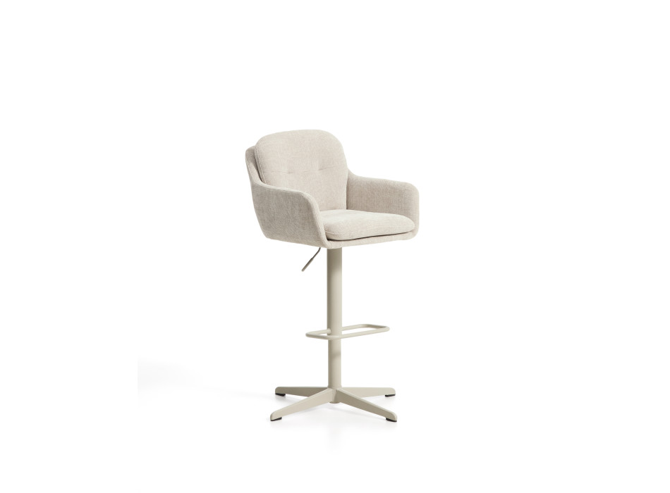 Tabouret pivotant Lexa en chenille