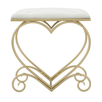 TABOURET CRÈME COEUR