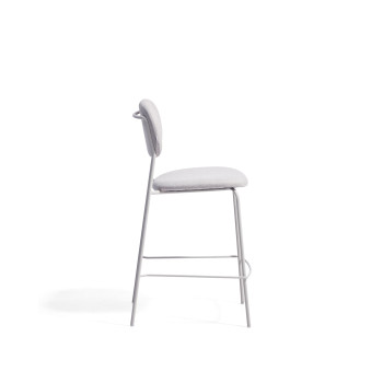 Tabouret empilable Meli en chenille