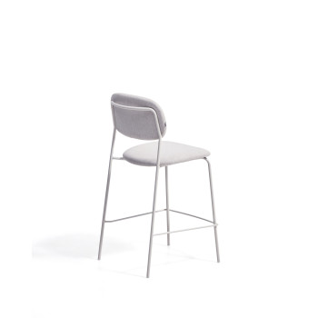 Tabouret empilable Meli en chenille