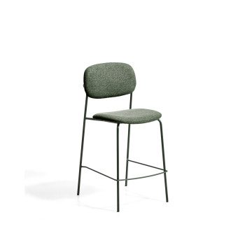 Tabouret empilable Meli en chenille