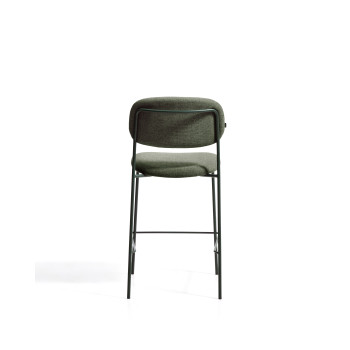Tabouret empilable Meli en chenille