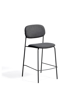 Tabouret empilable Meli en chenille