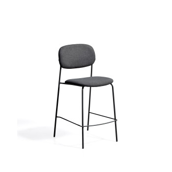 Tabouret empilable Meli en chenille